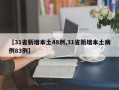 【31省新增本土48例,31省新增本土病例83例】