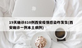 19天确诊810例西安疫情感染咋发生(西安确诊一例本土病例)