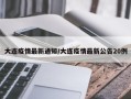 大连疫情最新通知/大连疫情最新公告20例