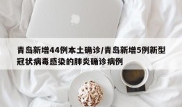 青岛新增44例本土确诊/青岛新增5例新型冠状病毒感染的肺炎确诊病例