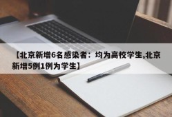 【北京新增6名感染者：均为高校学生,北京新增5例1例为学生】